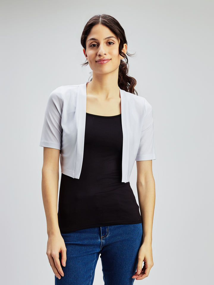 Clothing & Shoes - Jackets & Coats - Blazers - Kim & Co. Ponte Crepe Bolero  Jacket - Online Shopping for Canadians