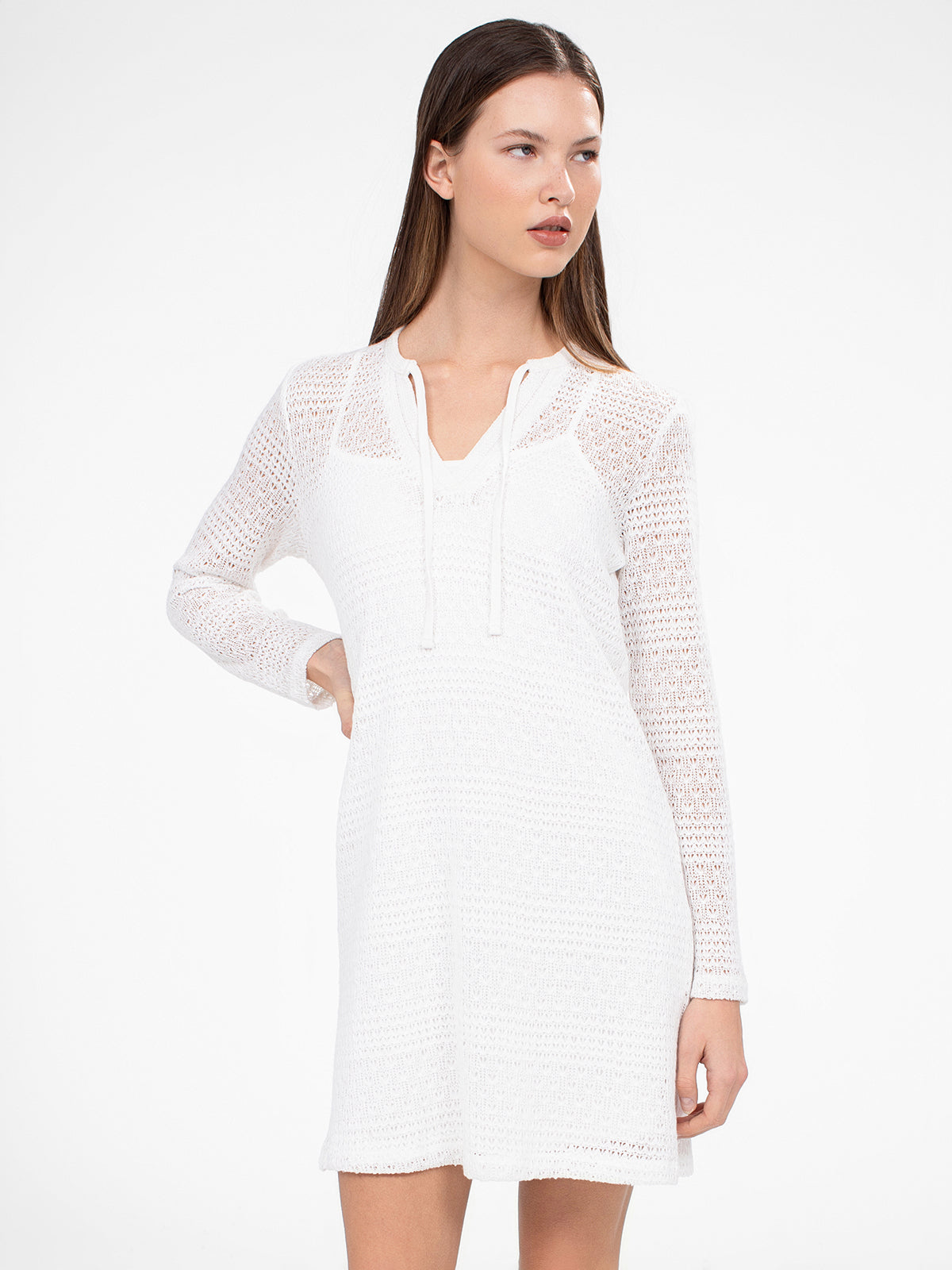 Robe midi en tricot